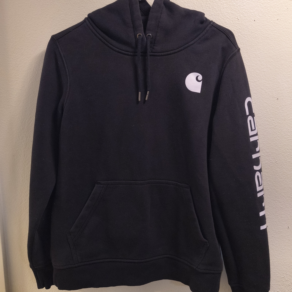 Carhartt Black Hoodie for Women Size Small Like New